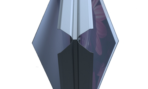 LED Light Box Double Sided Snap Frame Open 