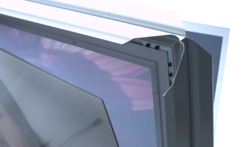 Double Sided Snap Frame LED Light Box Detail