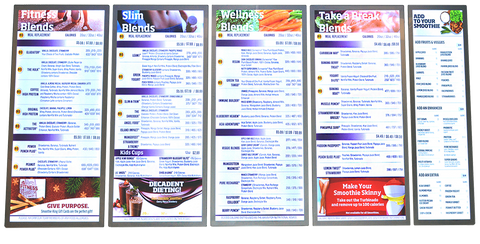 Magnetic Frame LED Menu Boards